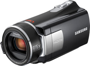 Samsung's SMX-K40 standard-definition camcorder. Photo provided by Samsung Electronics Co. Ltd. Click for a bigger picture! 