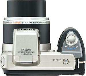Olympus' SP-600UZ digital camera. Photo provided by Olympus Imaging America Inc. Click for a bigger picture!