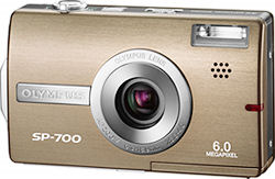 Olympus' SP-700 digital camera. Courtesy of Olympus, with modifications by Michael R. Tomkins.