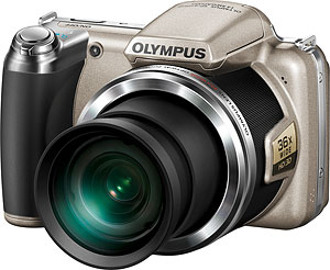 Olympus' SP-810UZ digital camera. Photo provided by Olympus Europa Holding GmbH. Click for a bigger picture!