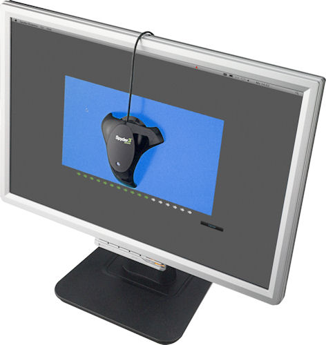 DataColor's Spyder3Express in use. Photo provided by Datacolor. Click for a bigger picture!