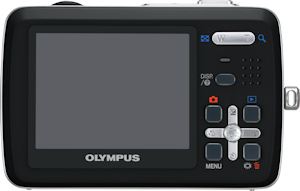 Olympus' Stylus-550WP digital camera. Photo provided by Olympus Imaging America Inc. Click for a bigger picture!
