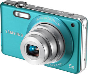 Samsung's TL110 digital camera. Photo provided by Samsung Electronics America Inc. Click for a bigger picture!