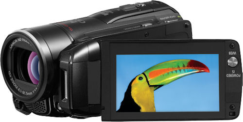 Canon's VIXIA HF M32 dual flash memory camcorder. Photo provided by Canon USA Inc.