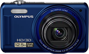 Olympus' VR-330 digital camera. Photo provided by OLYMPUS Europa Holding GmbH. Click for a bigger picture!