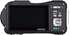 Pentax's Optio WG-1 GPS digital camera. Photo provided by Pentax Imaging Co. Click for a bigger picture!