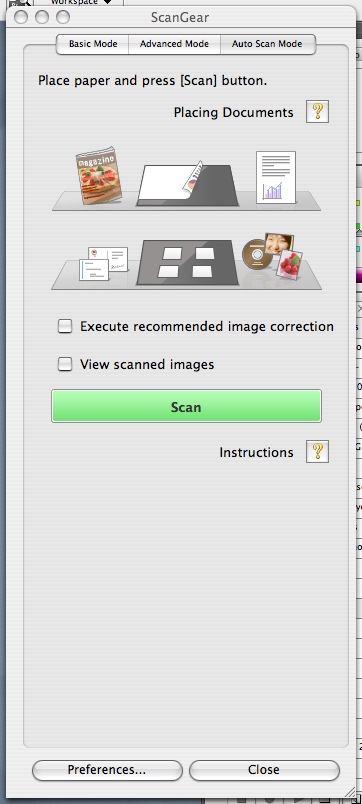 scangear tool doesn find scanner
