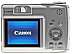 Front side of Canon A550 digital camera