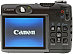 Front side of Canon A590 IS digital camera