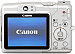 Front side of Canon A700 digital camera