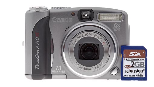 Roeispaan Vervullen Voorspeller Canon A710 IS Review - Design