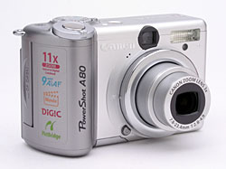 Digital Cameras - Canon PowerShot A80 Digital Camera Review