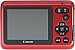 Front side of Canon A800 digital camera