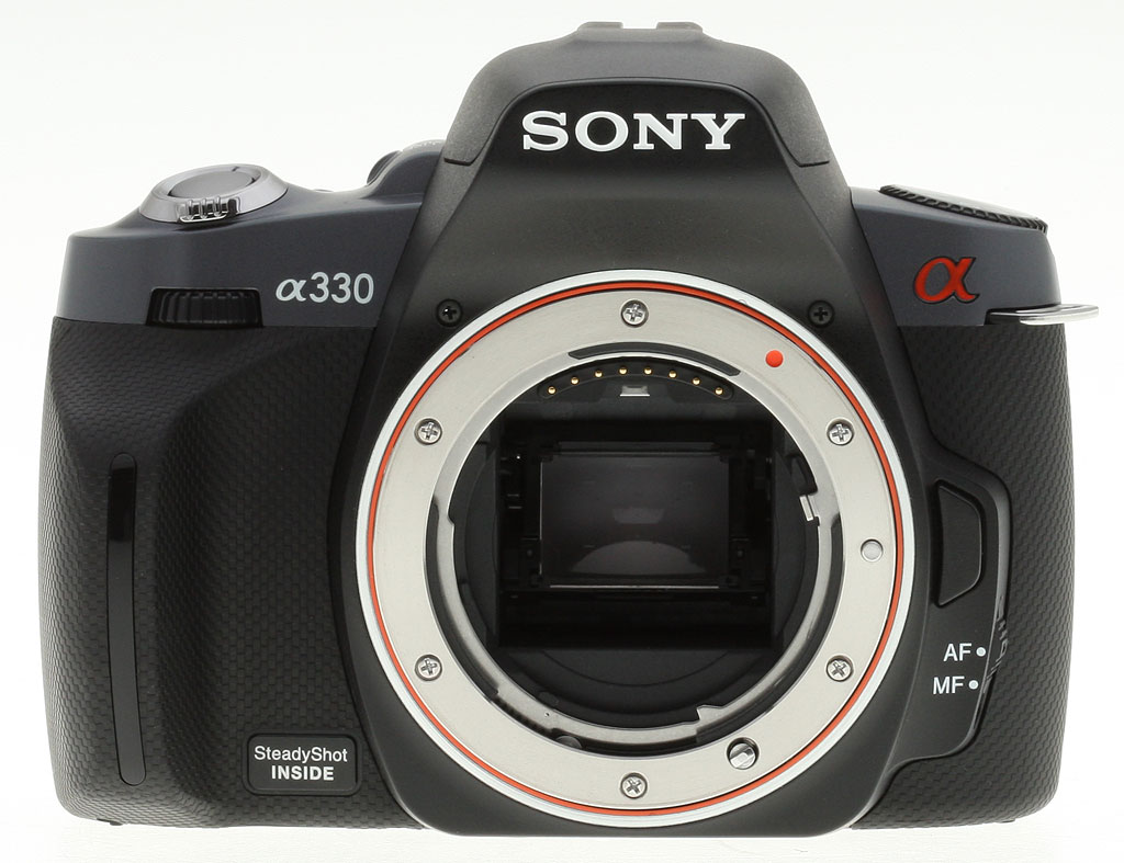 Sony A330 DSLR Camera 10.2MP con 18-55mm conteggio dell'otturatore 2816 molto buone cond. 