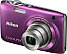 Front side of Nikon S3100 digital camera