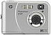 Front side of Hewlett Packard E337 digital camera