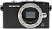Front side of Olympus E-PM1 digital camera