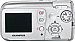 Front side of Olympus FE-120 digital camera