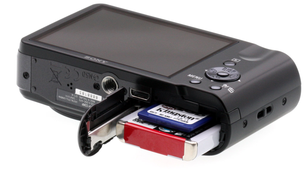 Ex-Pro® Blue Hard Clam Digital Camera Case MED Sony Cyber-Shot DSC-H55 DSC-H70 