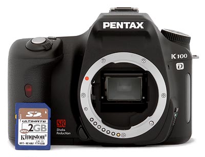 Pentax K100D Review - Design
