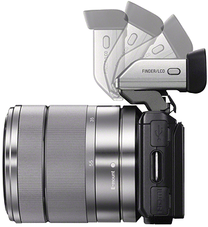 NEX-5A NEX-5C Kamera DSLR LCD Viewfinder Sucher für Sony Alpha NEX-3KS NEX-5