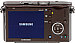 Front side of Samsung NX100 digital camera