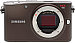 Front side of Samsung NX100 digital camera