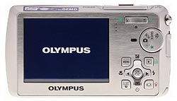 Olympus Stylus 760 Back View