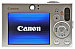 Front side of Canon SD1000 digital camera