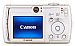 Front side of Canon SD430 digital camera