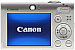 Front side of Canon SD770 IS digital camera