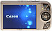 Front side of Canon SD970 IS digital camera