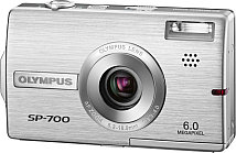 Front side of Olympus SP-700 digital camera
