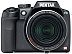 Front side of Pentax X70 digital camera