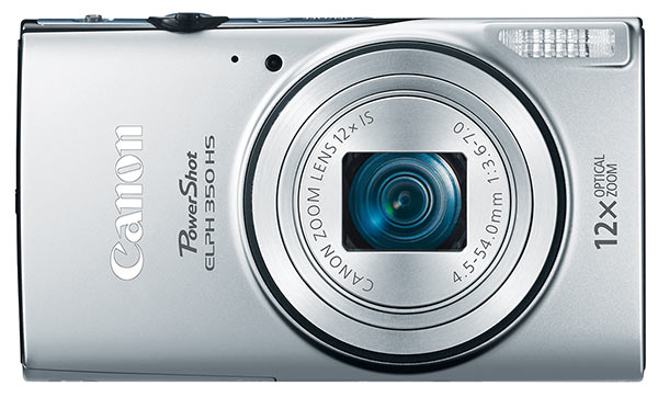 Canon ELPH 350 HS review -- front view