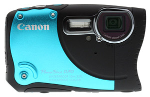 Canon D20 -- front view