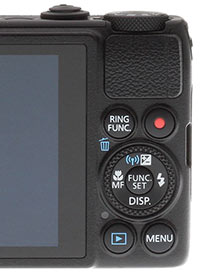 Canon S120 review -- rear controls