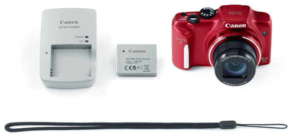 Canon SX170 Review -- Red kit