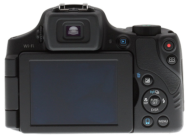 Canon SX60 HS - Rear view