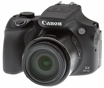 Canon SX60 HS - front quarter view