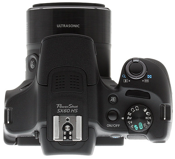 Canon SX60 HS - Top view