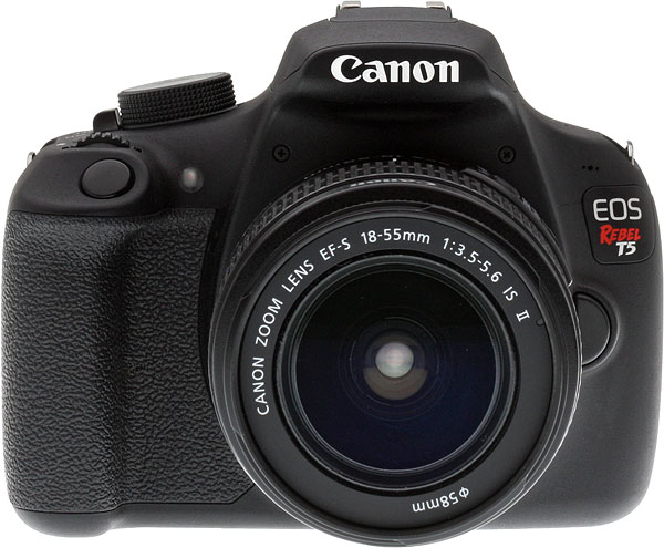 Canon T5 Review -- front view