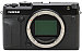 Front side of Fujifilm GFX 50R digital camera