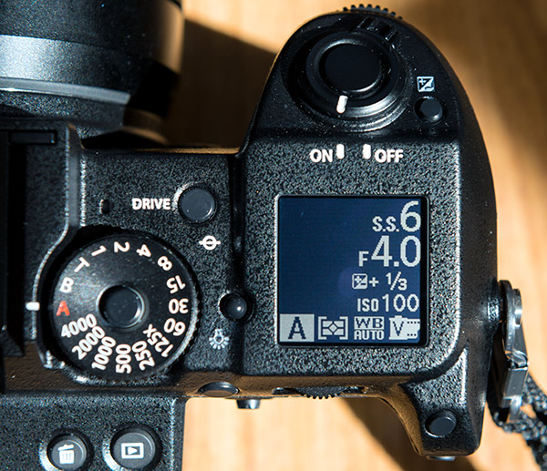 Fujifilm GFX Review Conclusion -- Product Image Sub Display