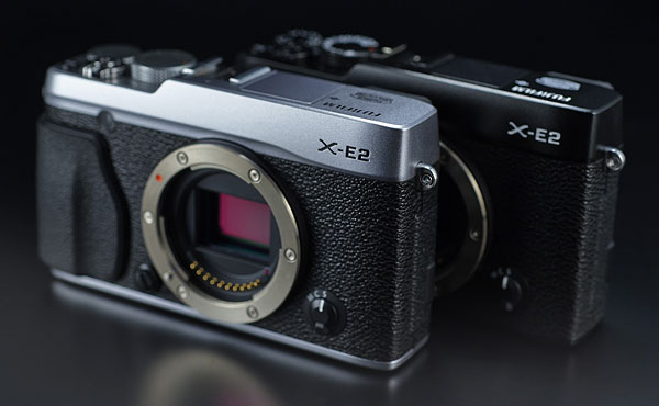 Fuji X-E2 Review -- Silver and black with no lenses