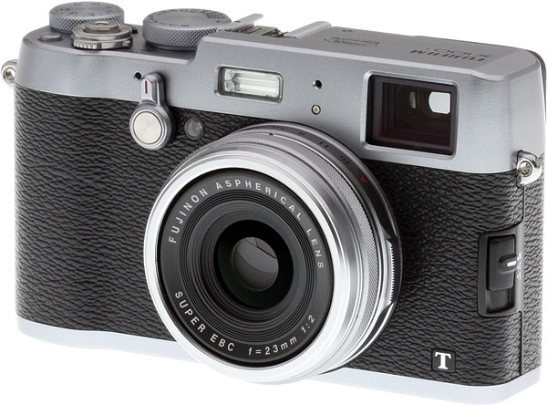 Fuji X100T review -- front left 3/4 view