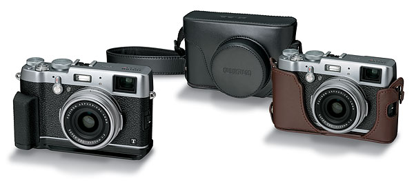 Fuji X100T review -- optional grip and cases