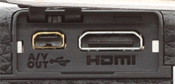 Fuji XF1 - ports