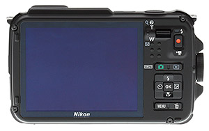 Nikon AW110 -- back view