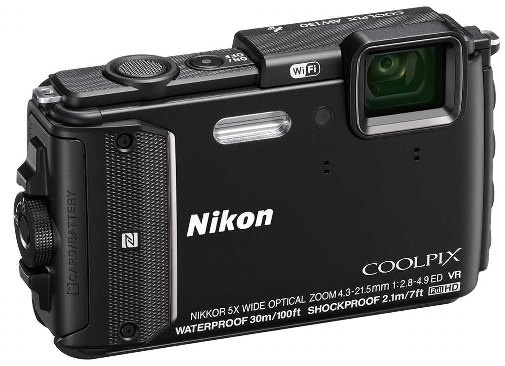 AW130 Nikon Coolpix AN-CP23 Black Camera Neck Strap AW100 AW110 AW120 